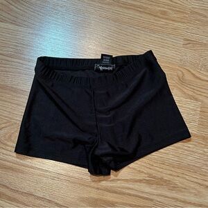 Alexandra‎ black booty gymnastics dance jazz shorts 8